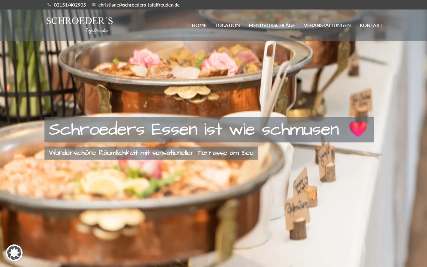Bildschirmfoto: Schroeder’s Tafelfreuden