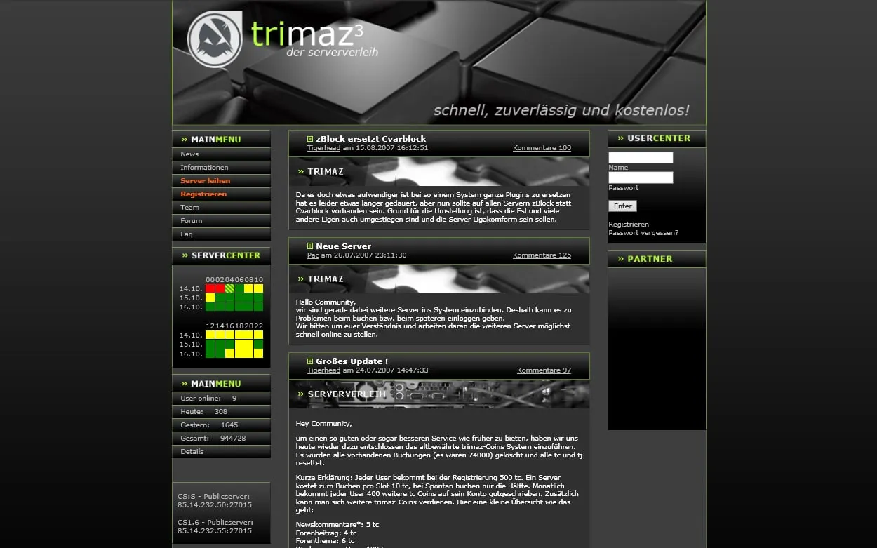 Bildschirmfoto: trimaz